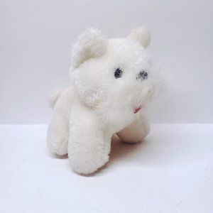 Amsel Plush Dog White Scottish Terrier Westie Stuffed Animal 5"
